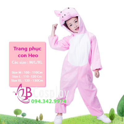 Trang Phục Thú Liền Thân Con Heo