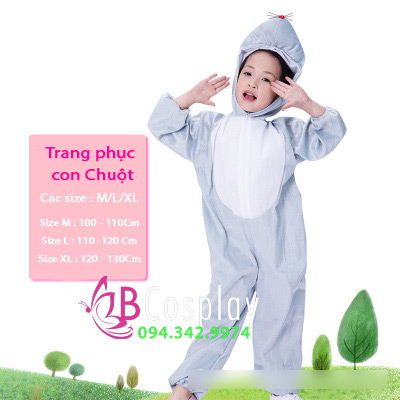 Trang Phục Thú Cho Em Bé Con Chuột