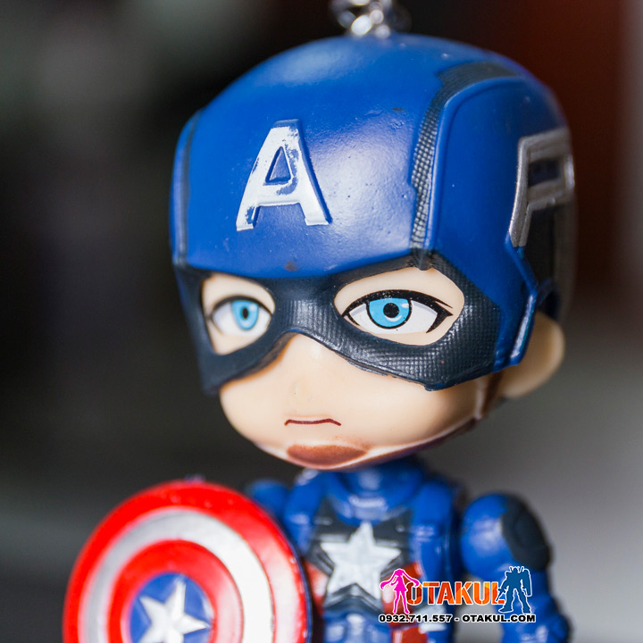 Móc Khóa Mô Hình Chibi Captain America