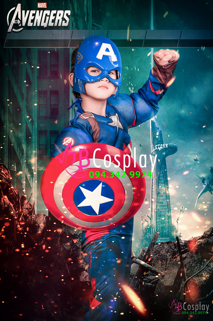 Đồ Captain American 2 (Trẻ Em)