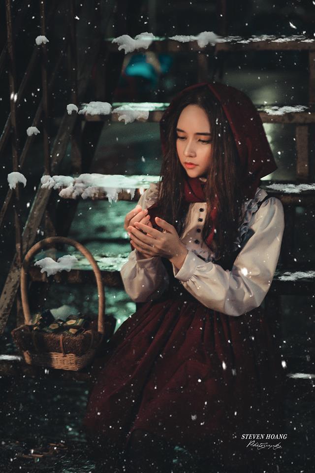 Đồ Cô Bé Bán Diêm - Váy Đỏ