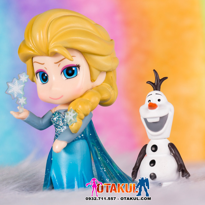 (Xả Kho) Mô Hình Chibi Elsa - Frozen Cho Bé Hàng Đẹp Nét