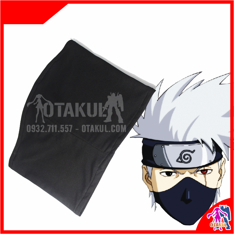 Mặt Nạ Kakashi Đen Cho Cosplay Trong Naruto