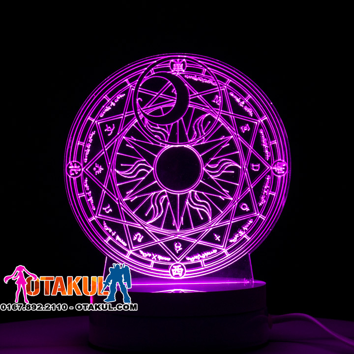 Đèn Ngủ Sakura - Trắng - Hồng - Tím