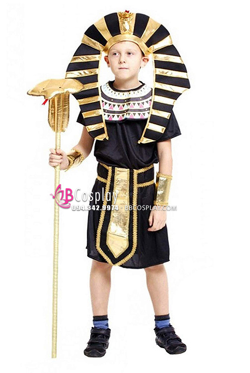 Pharaon Trang Phục Vua Ai Cập Bé Trai