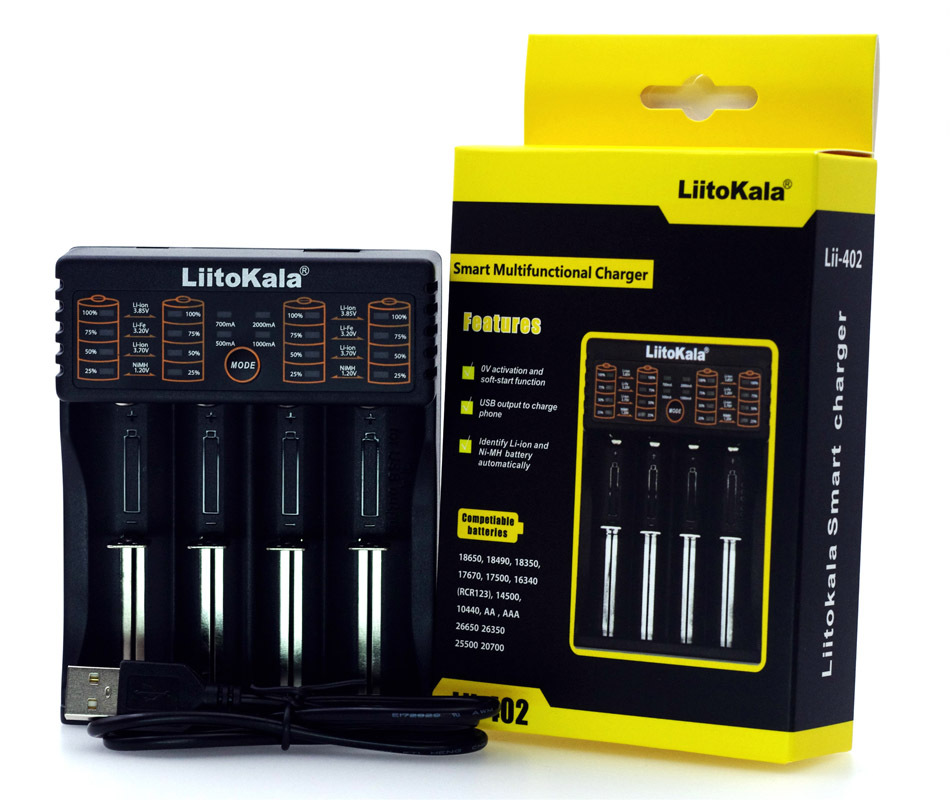 Bộ Sạc Đa Năng Liitokala Lii-402