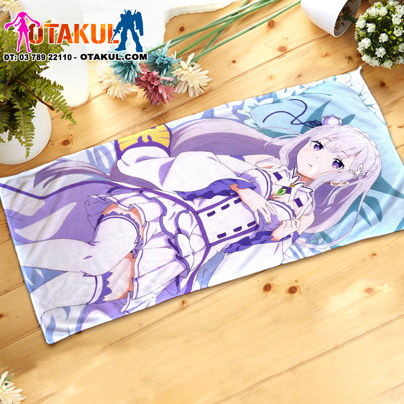 Khăn Tắm Anime Cỡ Nhỏ - Emilia