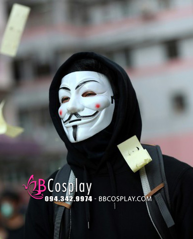 Mặt Nạ Hacker Anonymous Huyền Thoại Cho Halloween
