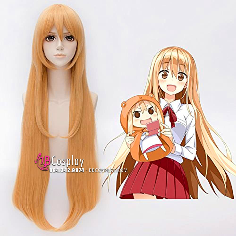 Tóc Cam Dài 80Cm Umaru