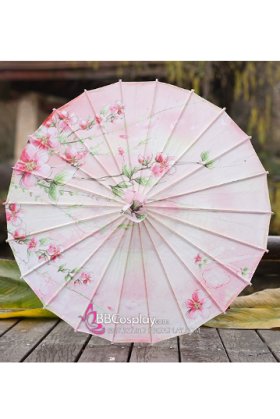 Dù Vải Hồng Hoa Đào