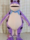 Mascot Ếch Bơm Hơi Bản Cao Cấp Tím Lịm Tìm Sim Mộng Mơ Đà Lạt