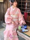 Áo Yukata Momoiro Tặng Kèm Thắt Lưng
