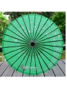 Dù Wagasa Nhật Bản Xanh Lá Hoa Lốc  Xoáy