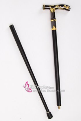 Gậy Quý Tộc Đen Vân Vàng Có Kèm La Bàn Định Hướng Tương Lai