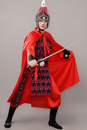 Cổ Trang Tướng Võ Nhà Tần Màu Đỏ