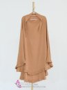 Khăn Trùm Khimar Màu Vàng Nâu