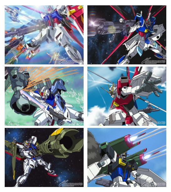 Nâng cấp trang bị cho các Gundam Aile Strike