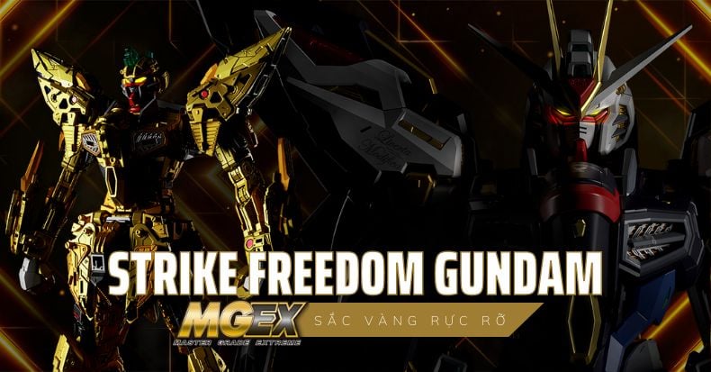 Strike Freedom Gundam MGEX mới công bố