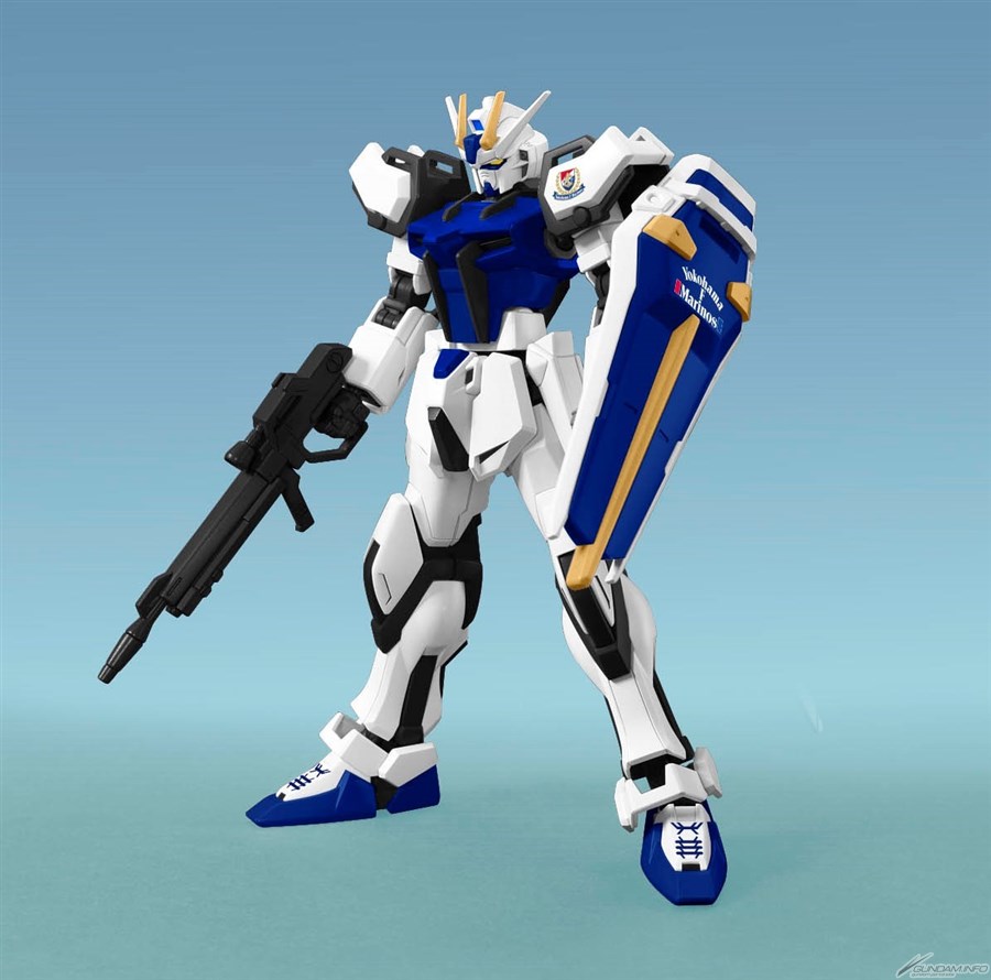 Strike Gundam [Yokohama F. Marinos Ver.] (HG – 1/144)