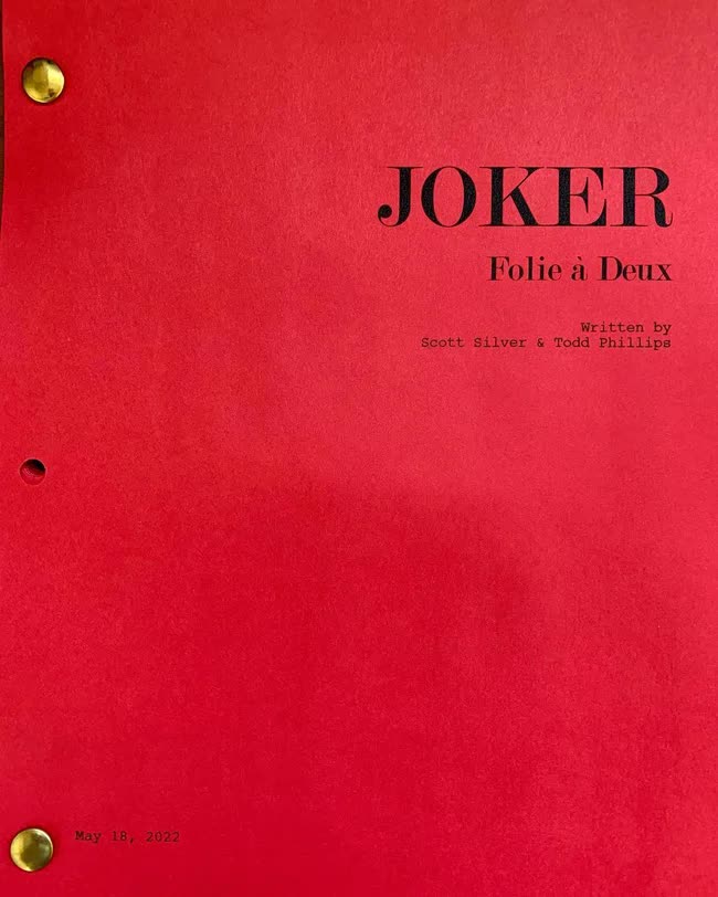 Kịch bản của Joker: Folie à Deux đã được Todd Phillips và biên kịch Scott Silver hoàn thiện từ hơn nửa năm trước - Ảnh: Todd Phillips