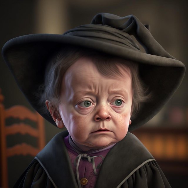 Khi dàn nhân vật Harry Potter hóa em bé: Thầy Dumbledore hài hước, phản diện đáng yêu hơn hẳn - Ảnh 12.