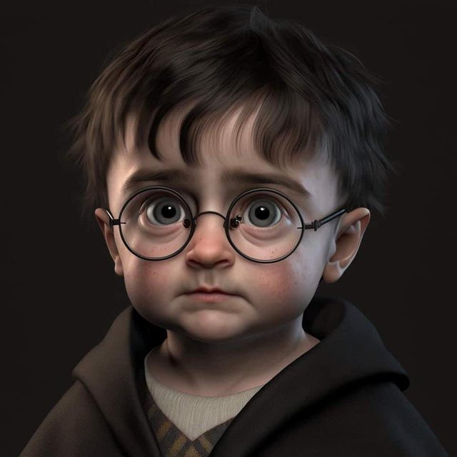Khi dàn nhân vật Harry Potter hóa em bé: Thầy Dumbledore hài hước, phản diện đáng yêu hơn hẳn - Ảnh 2.