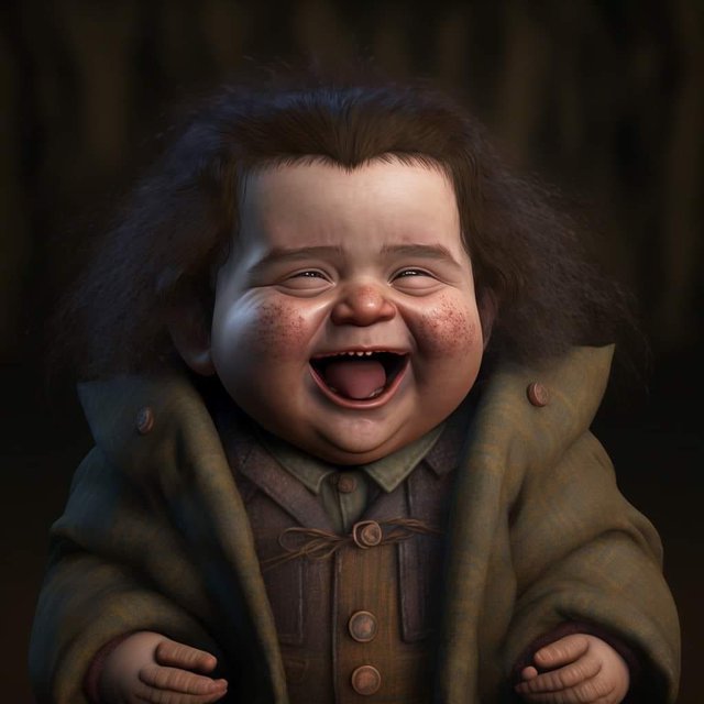 Khi dàn nhân vật Harry Potter hóa em bé: Thầy Dumbledore hài hước, phản diện đáng yêu hơn hẳn - Ảnh 9.