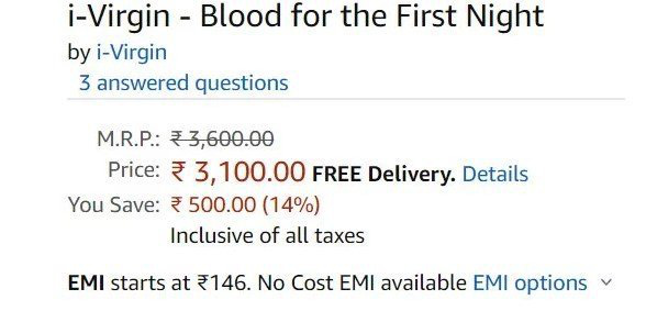 Khách hàng Ấn Độ giận dữ khi Amazon bán viên máu trinh tiết - Ảnh 2.