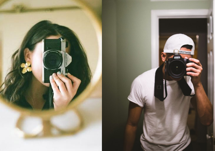 Cách chụp qua gương với máy ảnh độc đáo được nhiều bạn trẻ lựa chọn