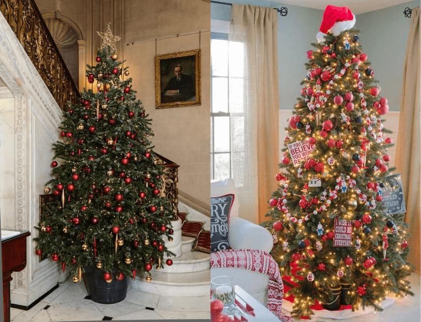 Trang trí cây thông Noel theo kiểu truyền thống