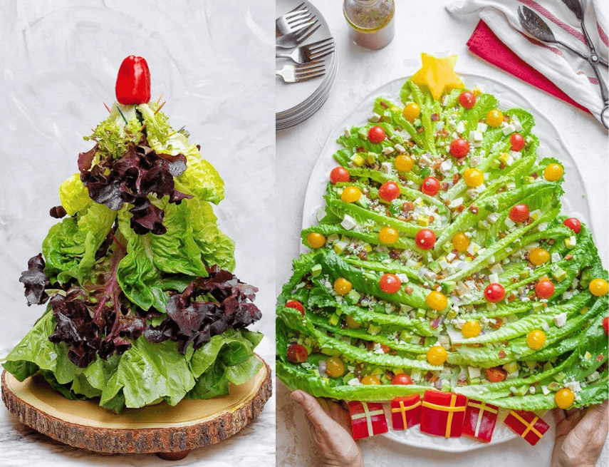 Salad cây thông cân bằng vị giác