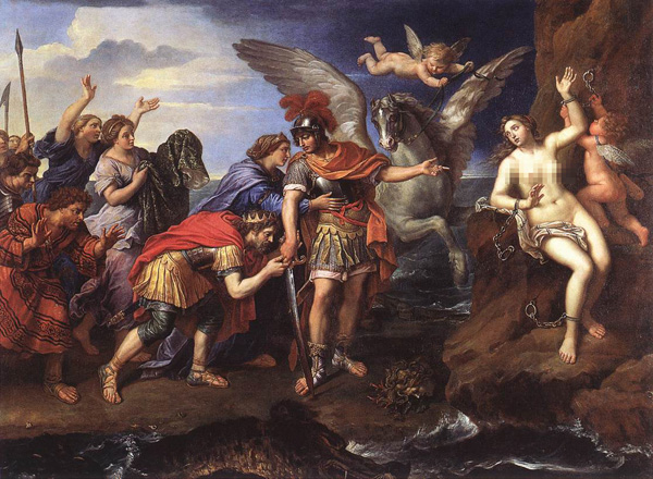 Tác phẩm miêu tả cảnh anh hùng Perseus giải cứu nàng Andromeda.
