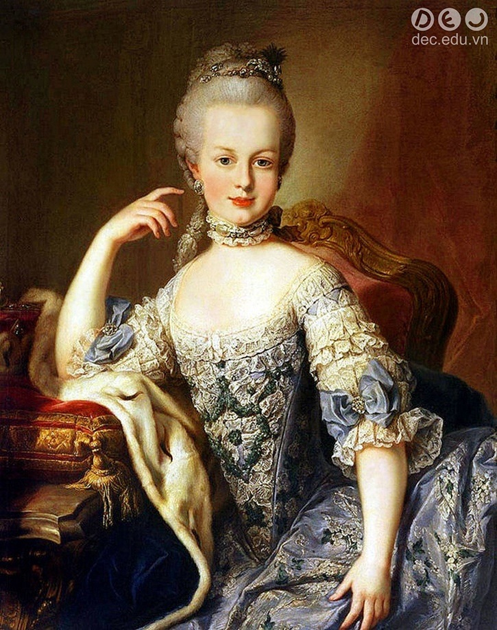 Ren được dùng để trang trí rất nhiều trên Đồ của hoàng hậu Marie Antoinette