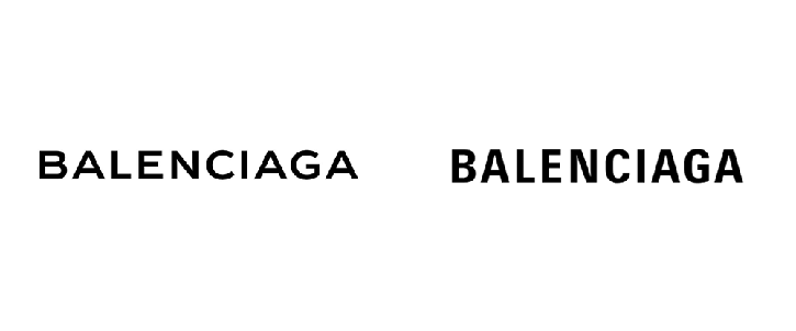 Logo thương hiệu thời trang Balenciaga
