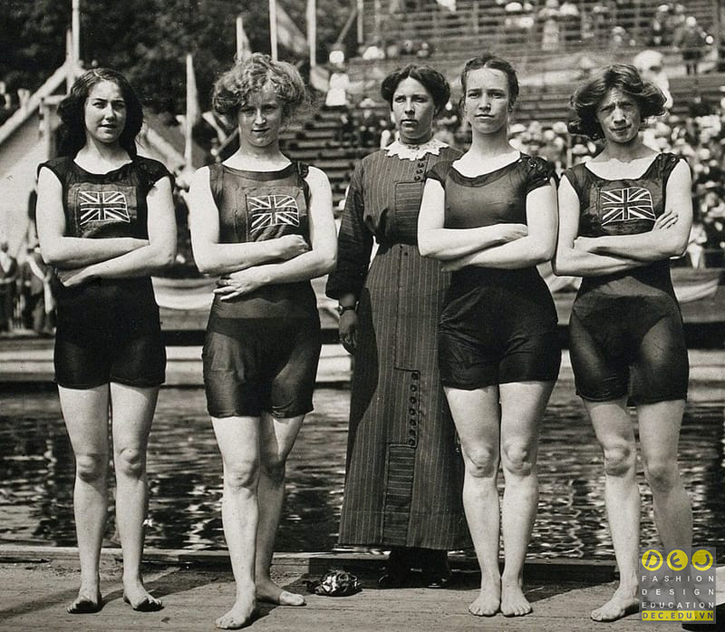 Áo tank top có nguồn gốc từ một cuộc thi bơi lội tại thế vận hội Stockholm