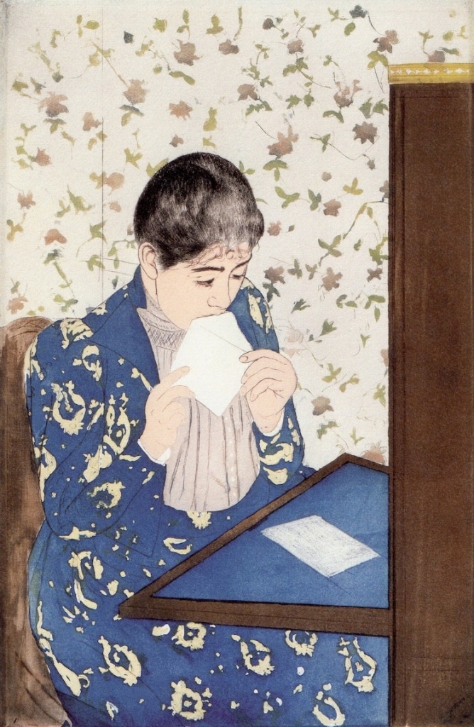 Mary Cassatt, Lá thư (1890-1891) (Ảnh: Kathleen qua Wikimedia Commons)