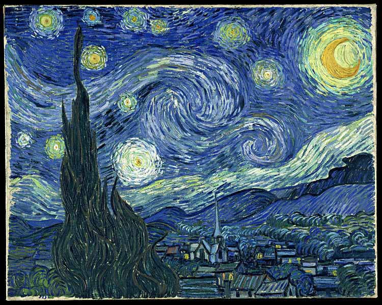 “Starring night” – Vincent Van Gogh (1889)