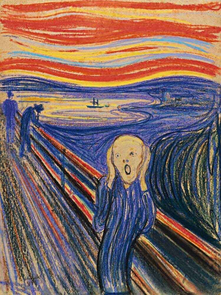 “The Scream” – Edward Munch (1893)