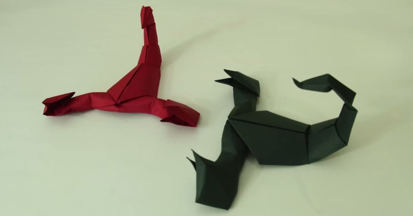 Cách Gấp Con Bọ Cạp Bằng Giấy Theo Phong Cách Origami