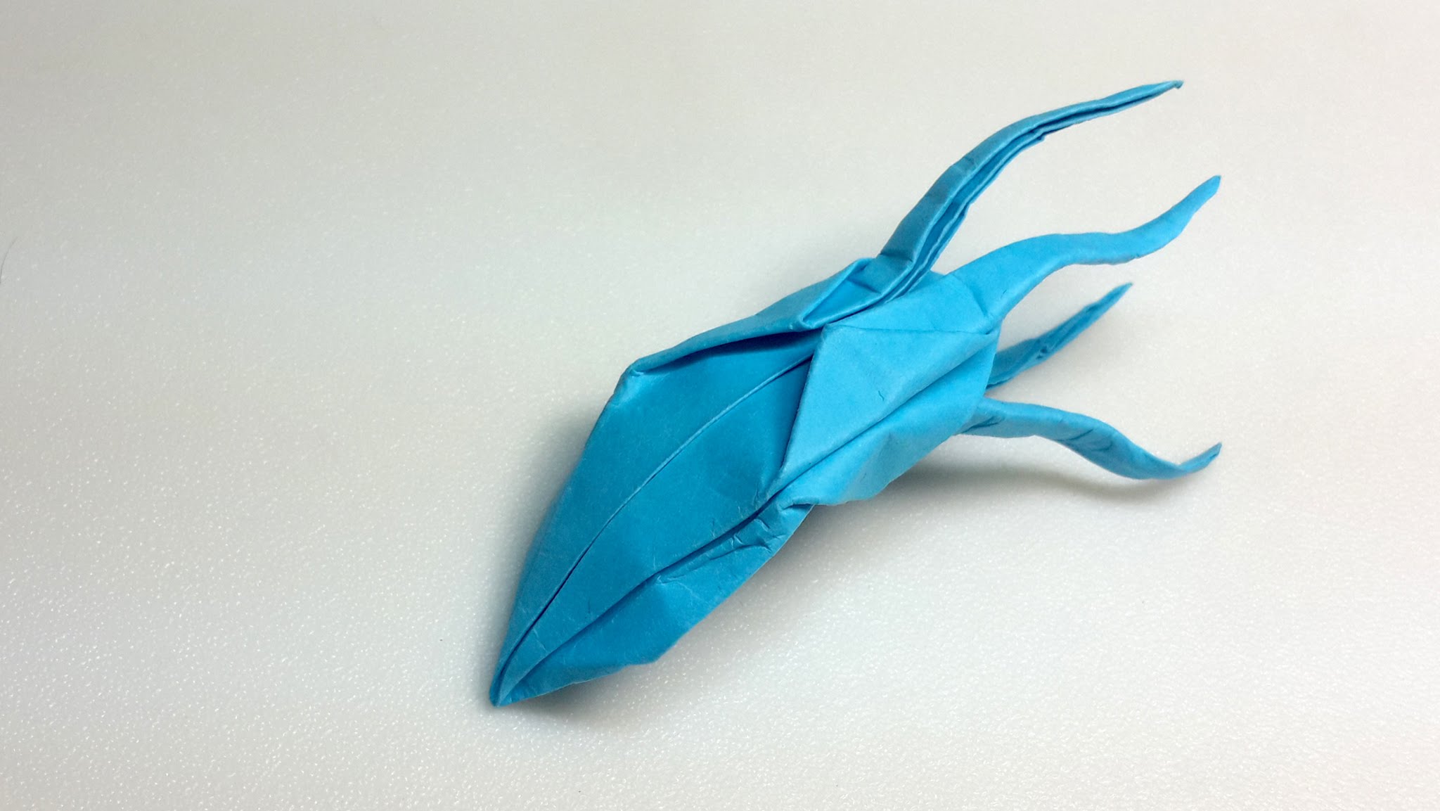Cách Gấp Con Mực Bằng Giấy Theo Phong Cách Origami
