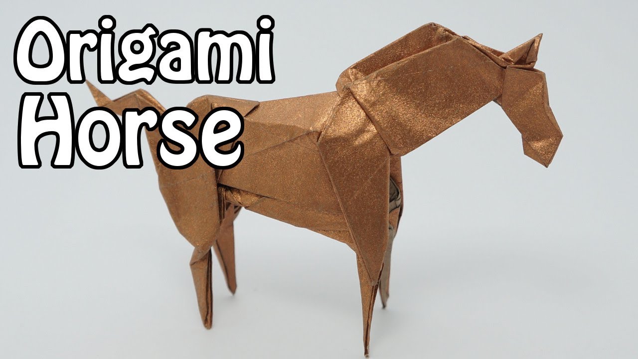 Cách Gấp Con Ngựa Bằng Giấy Theo Phong Cách Origami