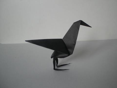 Cách Gấp Con Quạ Bằng Giấy Theo Phong Cách Origami