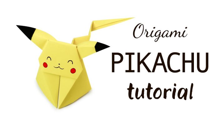 Cách Gấp Pikachu Giấy Phong Cách Origami Cực Đáng Yêu