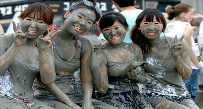 Lễ hội Bùn Boryeong, Hàn Quốc