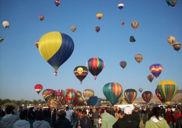 Lễ hội Kinh khí cầu tại Reno, Nevada, Mỹ