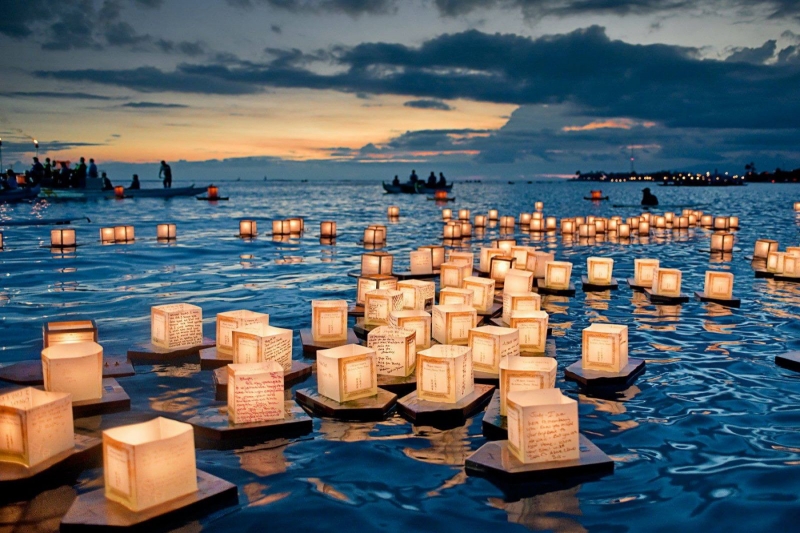 Lễ hội thả đèn hoa đăng, Hawaii