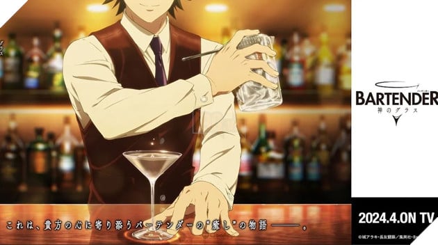 Bartender Glass Of God Anime Chính Thức Ra Mắt Vào Tháng 4/2024