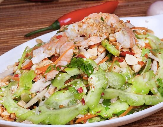 Ăn salad mướp đắng để giảm cân