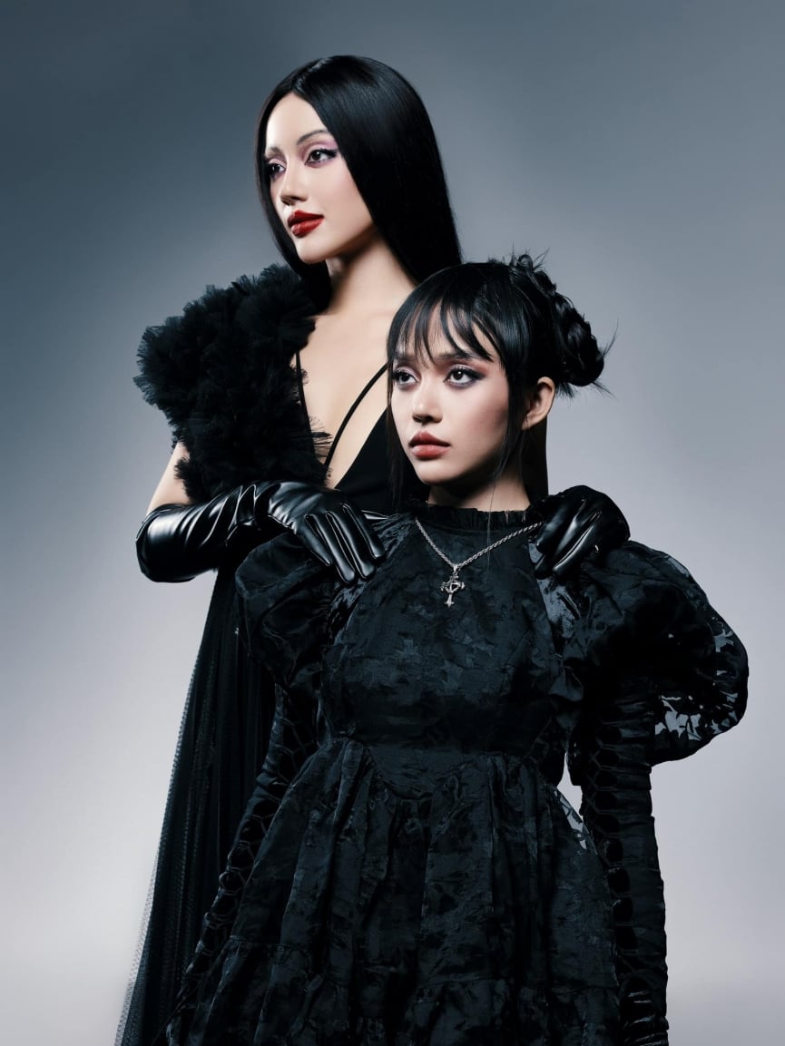 Ấn tượng trước màn cosplay Wednesday Addams của streamer Linh Ngọc Đàm 235523