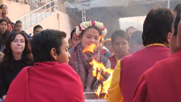 Buổi lễ Ganga Aarti